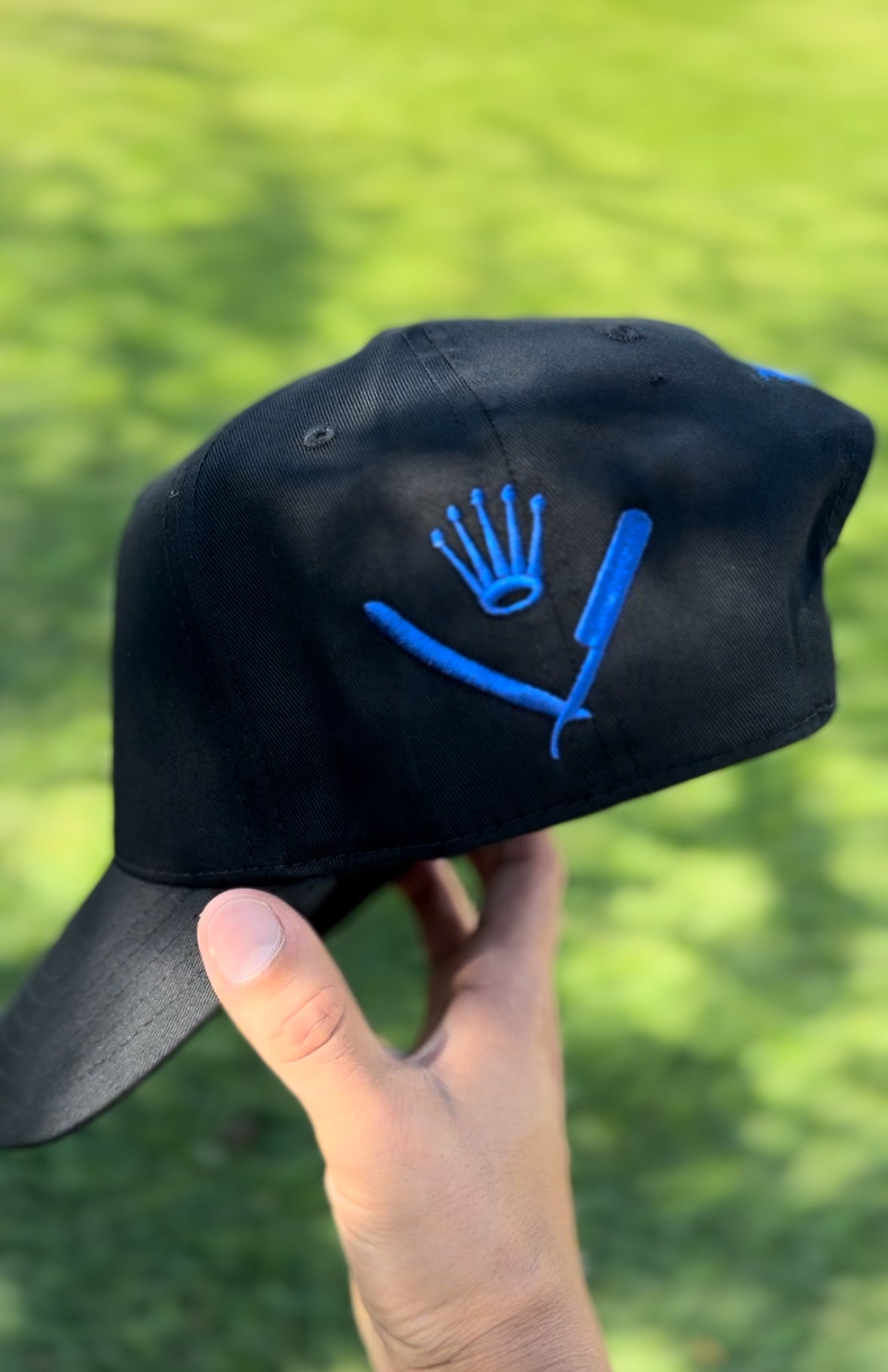 HERMS BLUE LOGO SNAPBACK