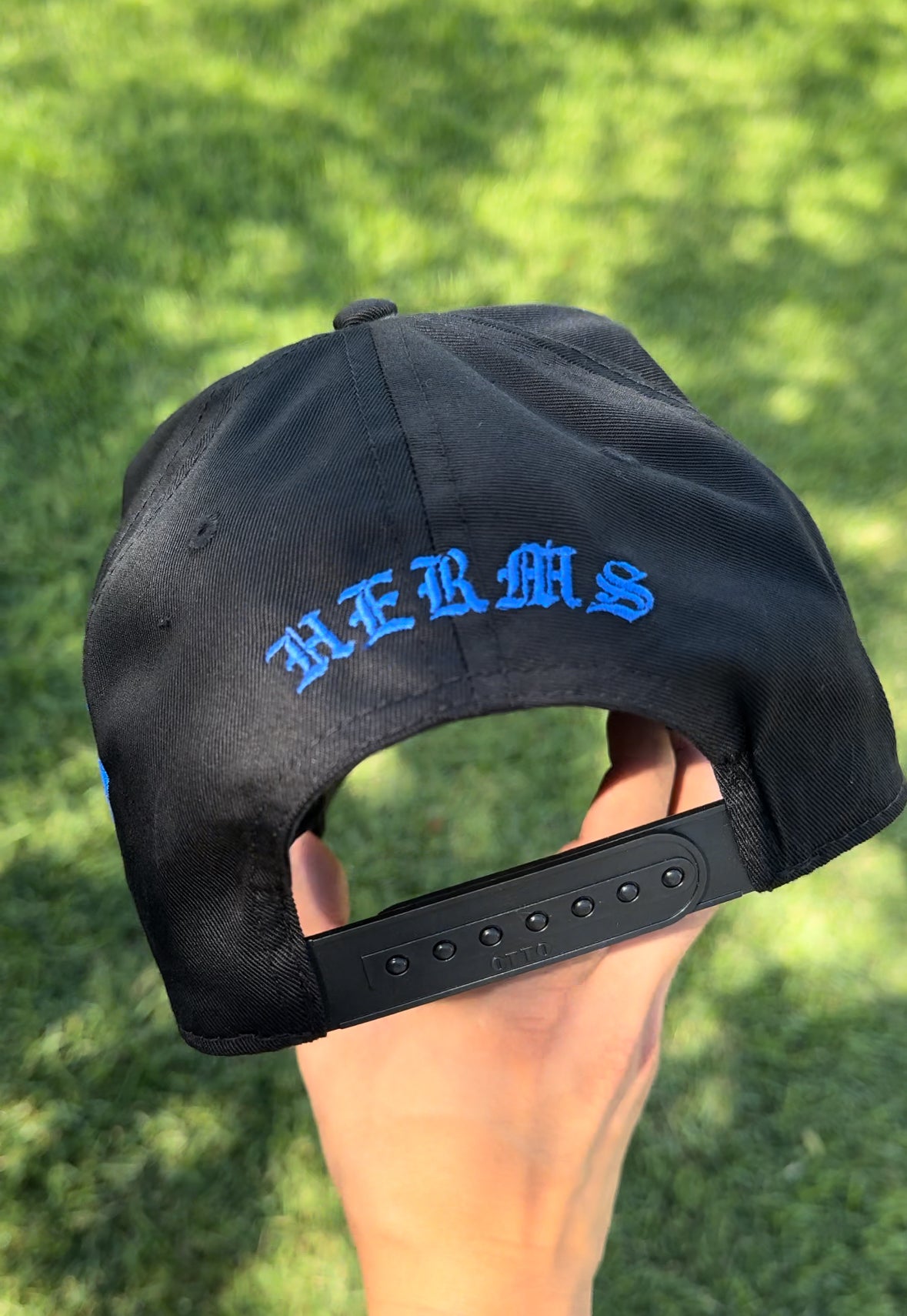 HERMS BLUE LOGO SNAPBACK