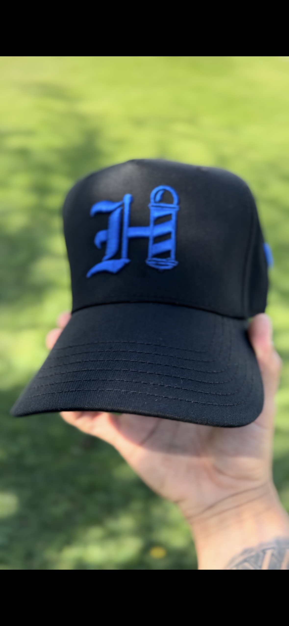 HERMS BLUE LOGO SNAPBACK
